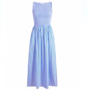 Hill House Blue and White Cosima Dress